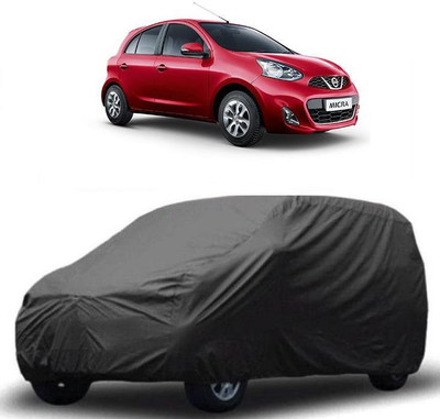 ARNEJA Car Cover For Nissan Micra (Without Mirror Pockets)(Grey)