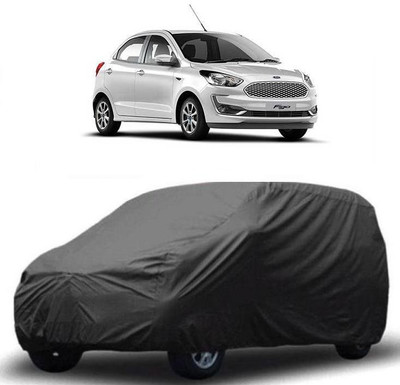 ARNEJA Car Cover For Ford Figo (Without Mirror Pockets)(Grey)