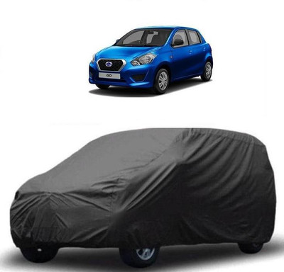 arneja trading company Car Cover For Datsun Go (Without Mirror Pockets)(Grey)