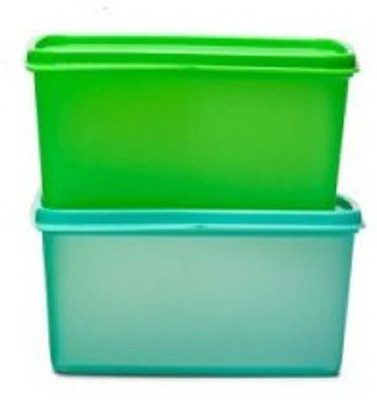 TUPPERWARE Plastic Utility Container  - 1200 ml(Pack of 2, Green)