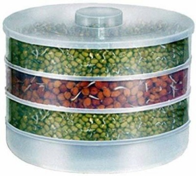 TORVI ENTERPRISE Plastic Sprout Maker  - 1 L(Pack of 4, Clear)