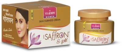 VI-JOHN Saffron Fairness Cream Gold Pack Of 5(50 g)