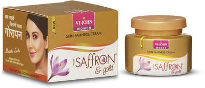 VI-JOHN Saffron Fairness Cream Gold Pack Of 5(50 g)