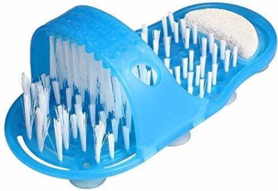 Nilzone Dead Skin Slipper Bath Shower Feet Massage Shoes Feet Calloused Cleaner with Scrubber Brush Spa Shower Foot Care Tool(Multicolor)