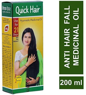 Quick Hair (AYURVEDIC MEDICINAL OIL) 200ML Hair Oil(200 ml)