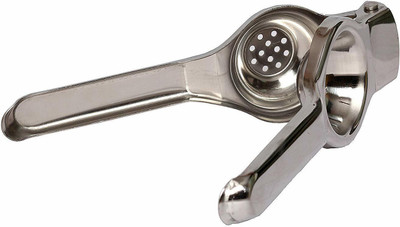 CyberShop Steel Premium Quality Stainless Steel Lemon Squeezer with Bottle Opener | 2 in 1 Lemon Squeezer | Lemon Crusher Hand Juicer(Steel)