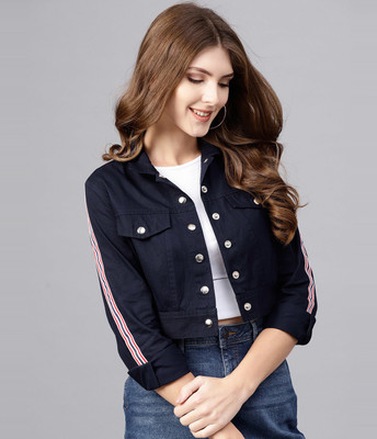 STREET9 Full Sleeve Striped Women Jacket