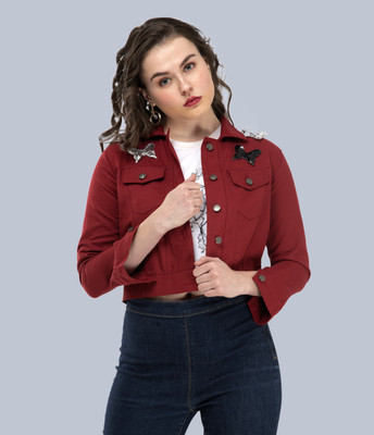 MONTREZ 3/4th Sleeve Solid Women Jacket