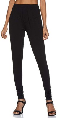 shree golden girls Ankle Length  Western Wear Legging(Black, Solid)