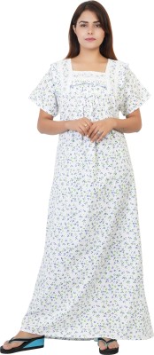 Noni Textile Women Nighty(Blue)