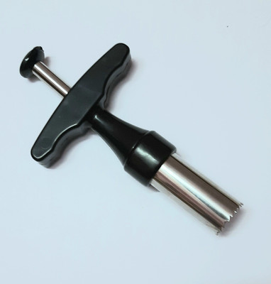 smartclick SmartClick Coconut Opener Bundle Drill Cutter Cleaning Stick Tap Hot Straight Peeler (Steel) NA Peeler(Black, Silver)