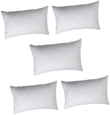 Swikon star Polyester Fibre Solid Sleeping Pillow Pack of 4(White)