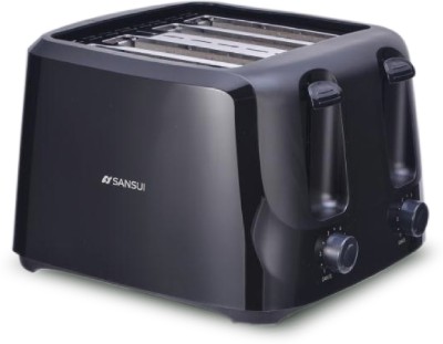 Sansui Colossus 4 slice 1400 W Pop Up Toaster (Carbon Black)