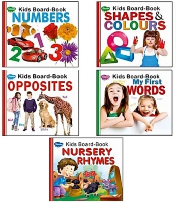 Sawan Kids Board Book- (Numbers,Nursery Rhymes,Opposites,My First Words,Shapes & Colours) (Hardcover)(Board Book, Manoj Publications Editorial Board)