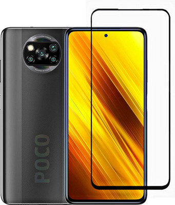 INFINITYWORLD Edge To Edge Tempered Glass for POCO X3(Pack of 1)