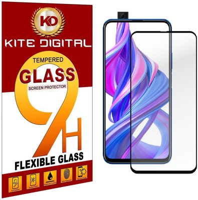 KITE DIGITAL Edge To Edge Tempered Glass for HONOR 9X(Pack of 3)