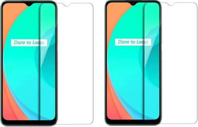 SRT Tempered Glass Guard for Realme C15(Pack of 2)