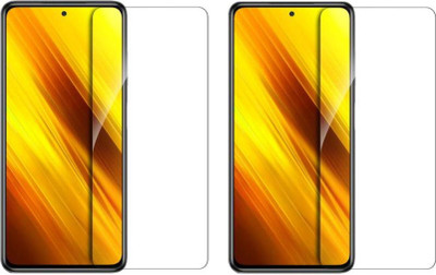 SRT Tempered Glass Guard for Poco X3(Pack of 2)