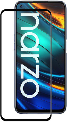 Colorcase Tempered Glass Guard for Realme Narzo 20 Pro(Pack of 1)