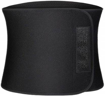 Akp Waist Trimmer Belt Slimming Neoprene Ab Belt Trainer for Faster Weight Loss, Stomach Fat Burner Wrap Tummy Control/Belly Tummy Yoga Wrap Black Exercise Body Slim Look Belt Slimming Belt(Black)