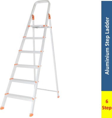 Flipkart SmartBuy 6 Step Aluminium Ladder  (With Platform)