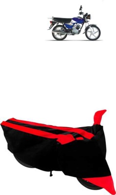 RONISH Two Wheeler Cover for TVS(Max 4R, Black, Red)