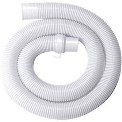 Torzen 1.5 Meter Washing machine Outlet pipe Corrugated Plastic Outlet/Drain/Extension Hose Suitable for All Fully/Semi Automatic Washing Machines Outlet ( 1.5 Meter) Hose Pipe (White) Hose Pipe(150 cm)
