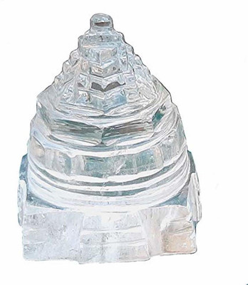RUDRA DIVINE Rudradivine Pure Sphatik/Shri Yantra AAA Quality (50 Grams) Shree Yantra Crystal Yantra(Pack of 1)