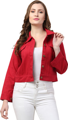FUNDAY FASHION 3/4th Sleeve Solid Women Jacket