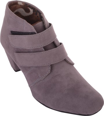 Exotique Boots For Women(Grey , 3 UK/India)