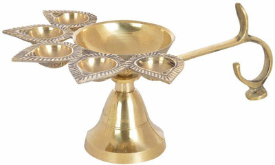 Heaven Decor Brass Table Diya(Height: 9 inch)