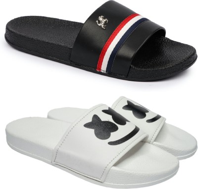 PERY-PAO Men Slides(Multicolor , 10)