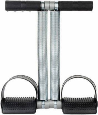 UKRAINEZ NATION tummy trimmer with double spring and soft grip handle Ab Exerciser Ab Exerciser(Black, Silver)