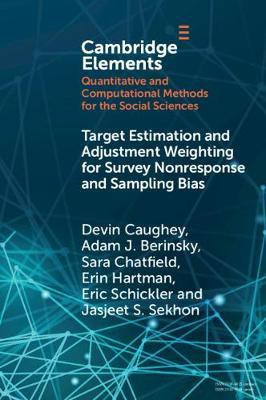 Target Estimation and Adjustment Weighting for Survey Nonresponse and Sampling Bias(English, Paperback, Caughey Devin)