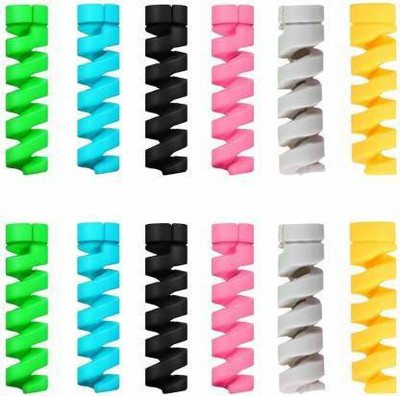 RUNEECH 12PC-MLTICLR Cable Protector(Multicolor)