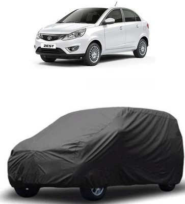 arneja trading company Car Cover For Tata Zest (Without Mirror Pockets)(Grey)