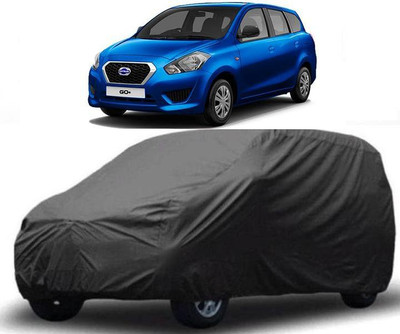 arneja trading company Car Cover For Datsun Go+ (Without Mirror Pockets)(Grey)