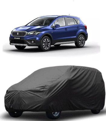 ARNEJA Car Cover For Maruti Suzuki S-Cross (Without Mirror Pockets)(Grey)