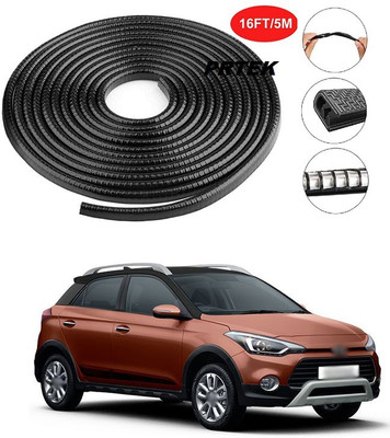 PRTEK Plastic Car Door Guard(Black, Pack of 1, Hyundai, Elite i20)
