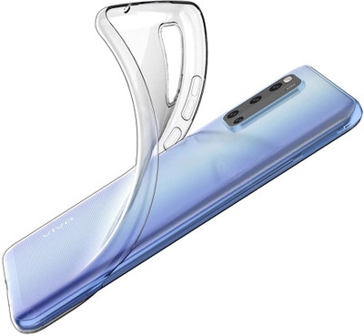 Case Creation Back Cover for Vivo Y20i Soft Phone Case Slim Cover with flexible TPU Technology(Transparent, Camera Bump Protector, Silicon)