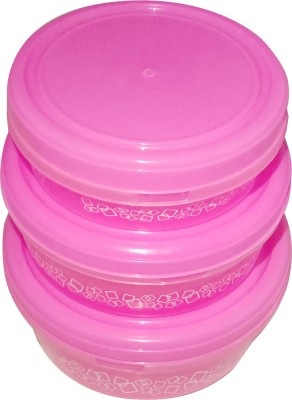 21st Choice Plastic Utility Container  - 1500 ml, 2000 ml, 2500 ml(Pack of 3, Pink)