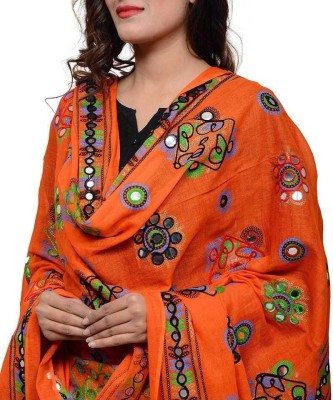 Sneha Fashion Art Silk Embroidered, Embellished Women Dupatta