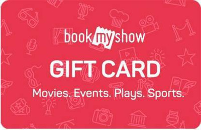 bookmyshow Digital Gift Card