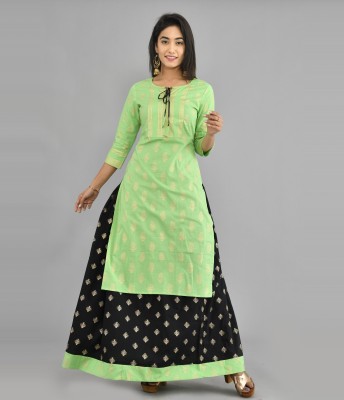 NEW STYLISH Women Kurti Skirt Set