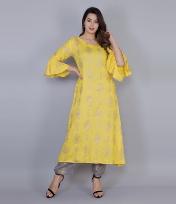 ELEPANTS Women Kurta Palazzo Set