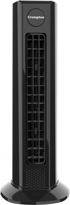 Crompton AIRBUDDYBLK Tower Fan( Black, Pack of 1)