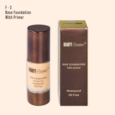 Beauty Berry BASE FOUNDATION WITH PRIMER Foundation(NATURAL, 30 ml)