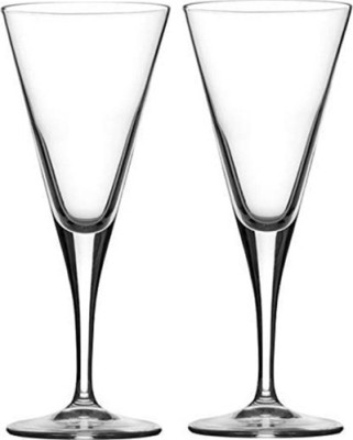 AFAST (Pack of 2) Royal Wine, Cocktail, Champagne Drinking Clear Glass Set- S10 Glass Set Wine Glass(300 ml, Glass, Clear)