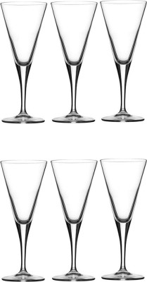 Somil (Pack of 6) Multipurpose Drinking Glass -B12 Glass Set Wine Glass(150 ml, Glass, Clear)
