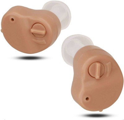 Enlinea Sound Hearing Amplifier Machine K-80 Hearing Amplifier (Pack of 2) ITC Hearing Aid(Beige)